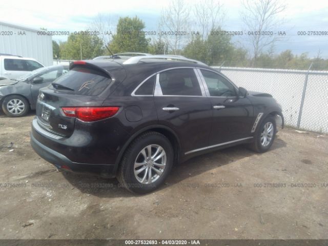 JN8AS1MUXBM110748 - 2011 INFINITI FX35  Black photo 4