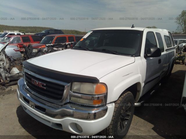 1GTEK19Z77Z202170 - 2007 GMC NEW SIERRA K1500 White photo 2