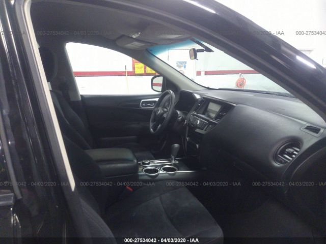 5N1AR2MMXEC727358 - 2014 NISSAN PATHFINDER S/SV/SL/PLATINUM Black photo 5