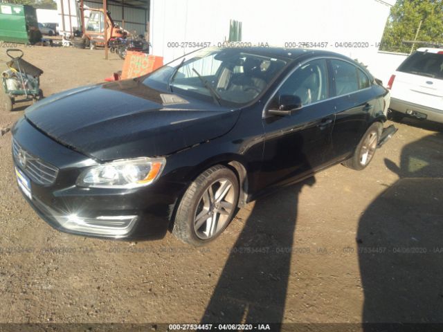 YV1612FS9E1280654 - 2014 VOLVO S60 T5 Black photo 2