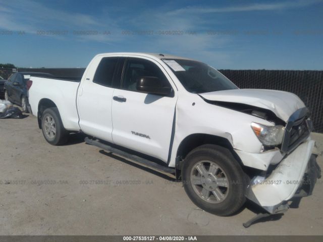 5TFRM5F17CX036398 - 2012 TOYOTA TUNDRA DOUBLE CAB SR5 White photo 1