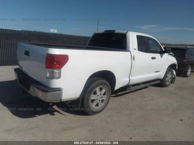 5TFRM5F17CX036398 - 2012 TOYOTA TUNDRA DOUBLE CAB SR5 White photo 4