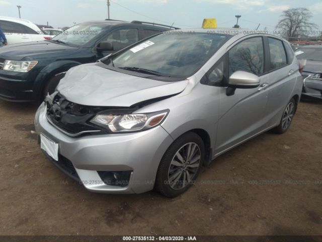 JHMGK5H71GX031443 - 2016 HONDA FIT EX/EXL Silver photo 2