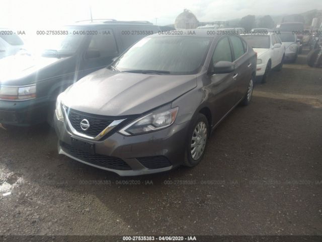 3N1AB7AP4HY311907 - 2017 NISSAN SENTRA S/SV/SR/SL Gray photo 2