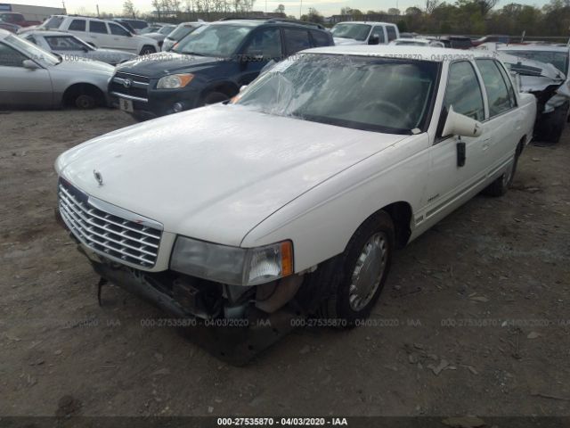 1G6KD54Y3XU776882 - 1999 CADILLAC DEVILLE  White photo 2