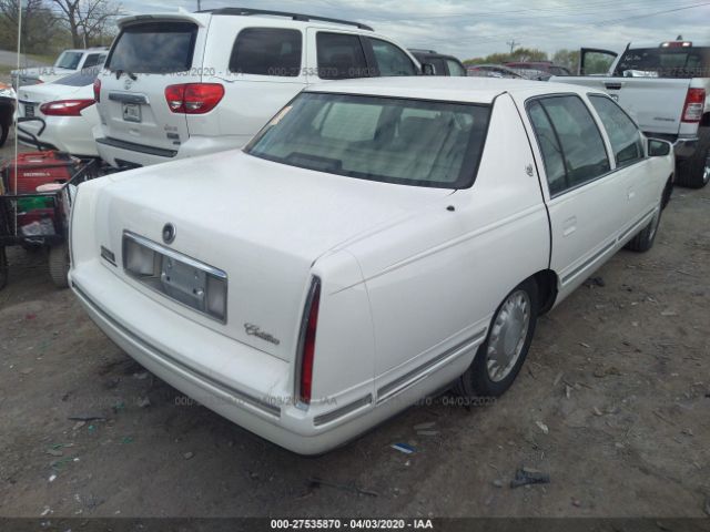 1G6KD54Y3XU776882 - 1999 CADILLAC DEVILLE  White photo 4