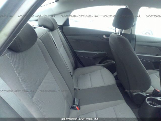 3KPC24A3XKE062085 - 2019 HYUNDAI ACCENT SE/SEL Gray photo 8