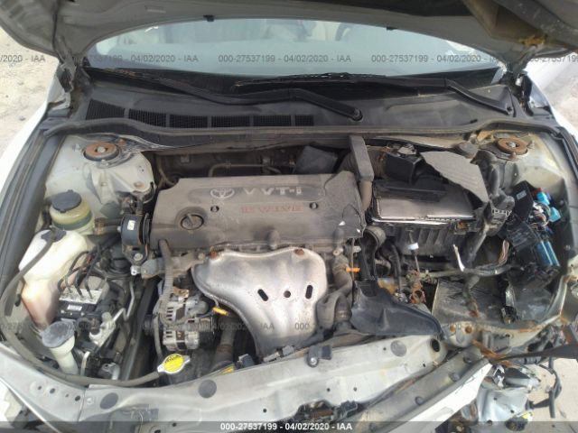 JTNBE46K773051428 - 2007 TOYOTA CAMRY CE/LE/XLE/SE Silver photo 10