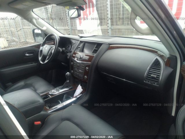 JN8AY2ND6KX010647 - 2019 NISSAN ARMADA SV/SL/PLATINUM Gray photo 5