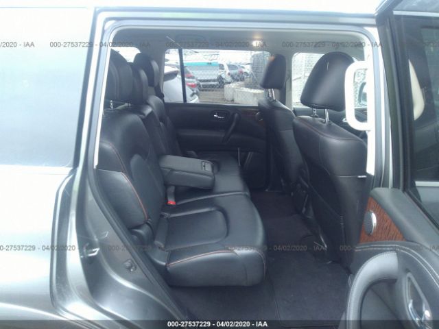 JN8AY2ND6KX010647 - 2019 NISSAN ARMADA SV/SL/PLATINUM Gray photo 8