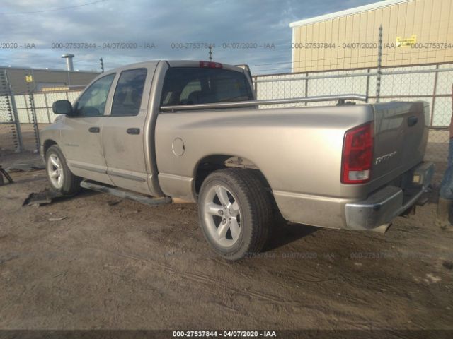 3D7HA18NX2G120673 - 2002 DODGE RAM 1500  Tan photo 3