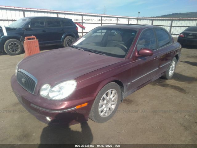 KMHWF35H45A189063 - 2005 HYUNDAI SONATA GLS/LX Purple photo 2