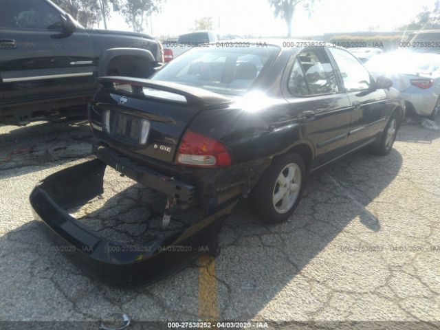 3N1CB51A72L556519 - 2002 NISSAN SENTRA GXE Black photo 4