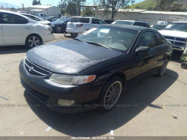 2T1CF28P71C504948 - 2001 TOYOTA CAMRY SOLARA SE/SLE Black photo 2