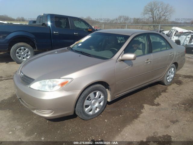 4T1BE32K02U511077 - 2002 TOYOTA CAMRY LE/XLE/SE Tan photo 2