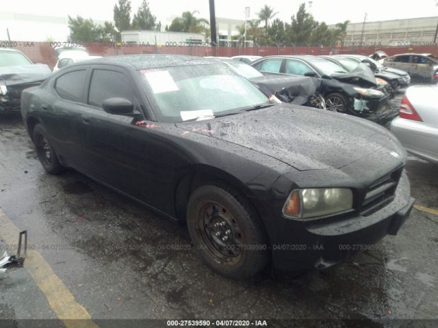 2B3KA43R97H675456 - 2007 DODGE CHARGER SE/SXT Black photo 1