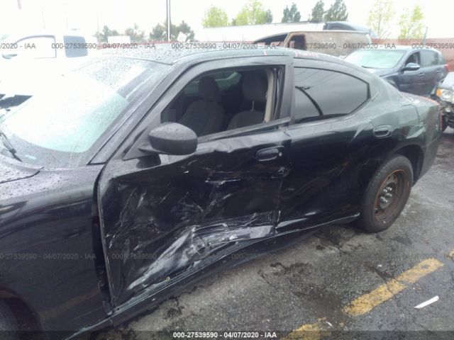 2B3KA43R97H675456 - 2007 DODGE CHARGER SE/SXT Black photo 6