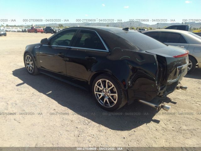 1G6DV5EP0E0108151 - 2014 CADILLAC CTS-V  Black photo 3