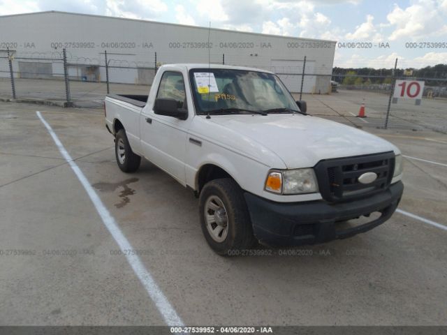 1FTYR10D67PA34771 - 2007 FORD RANGER  White photo 1