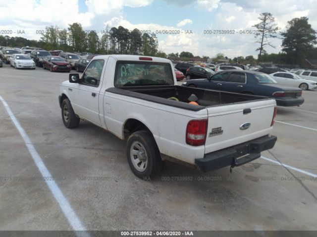 1FTYR10D67PA34771 - 2007 FORD RANGER  White photo 3