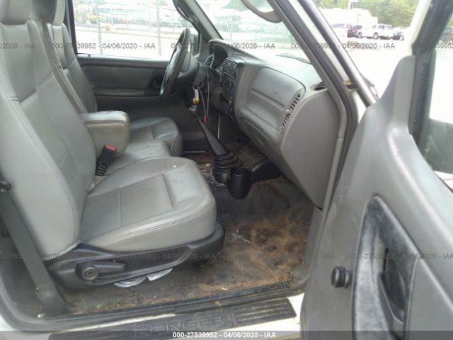 1FTYR10D67PA34771 - 2007 FORD RANGER  White photo 5