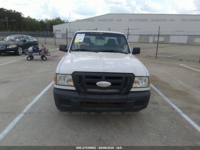 1FTYR10D67PA34771 - 2007 FORD RANGER  White photo 6