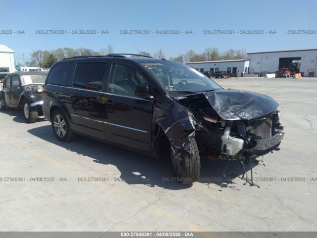 2D8HN54X89R641507 - 2009 DODGE GRAND CARAVAN SXT Black photo 1