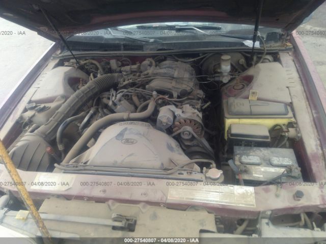 1FAPP6041LH113953 - 1990 FORD THUNDERBIRD  Burgundy photo 10