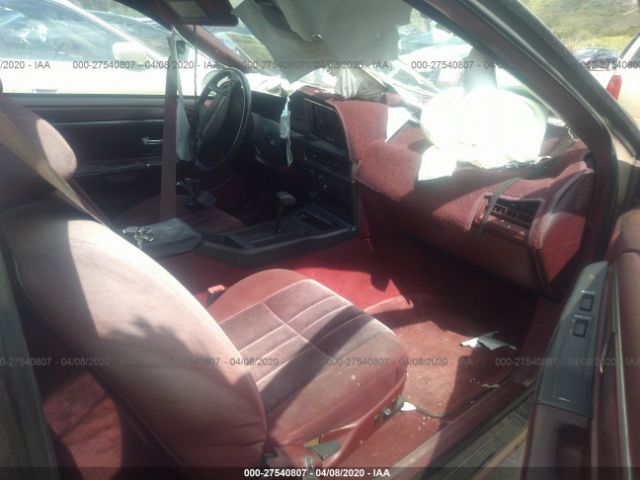 1FAPP6041LH113953 - 1990 FORD THUNDERBIRD  Burgundy photo 5