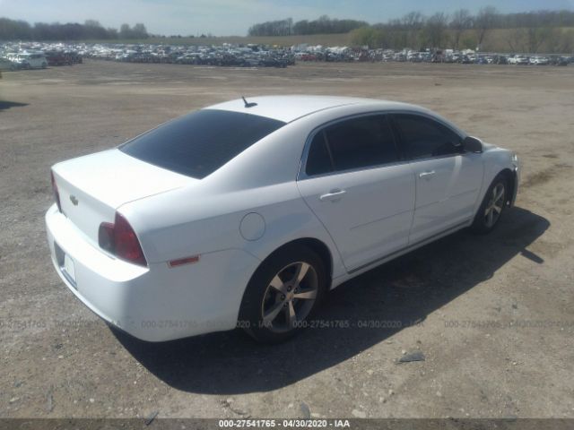 1G1ZC5E1XBF217934 - 2011 CHEVROLET MALIBU 1LT 白色 照片 4