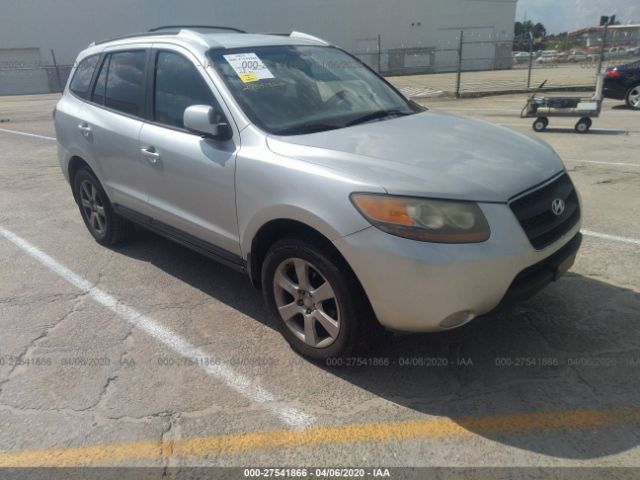 5NMSH13E67H085886 - 2007 HYUNDAI SANTA FE SE/LIMITED Silver photo 1