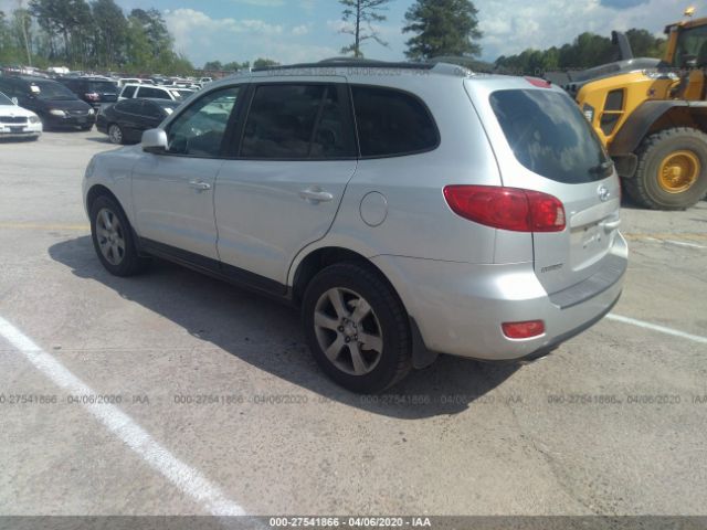 5NMSH13E67H085886 - 2007 HYUNDAI SANTA FE SE/LIMITED Silver photo 3