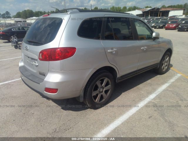 5NMSH13E67H085886 - 2007 HYUNDAI SANTA FE SE/LIMITED Silver photo 4