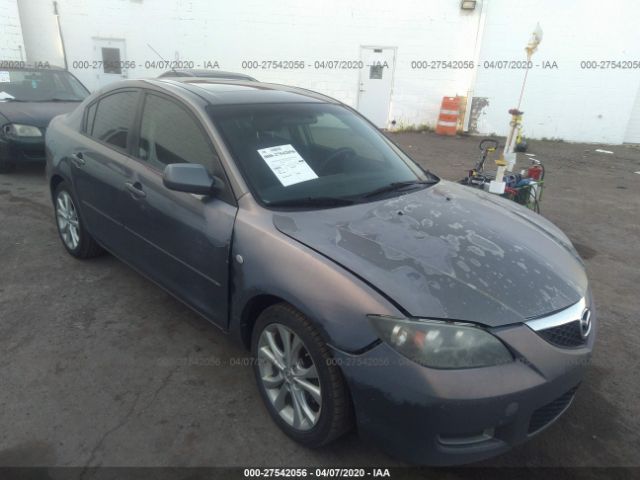 JM1BK12F481869264 - 2008 MAZDA 3 I Gray photo 1