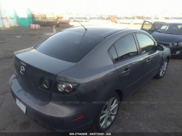 JM1BK12F481869264 - 2008 MAZDA 3 I Gray photo 4