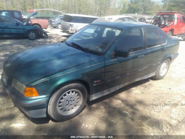 WBACB4320RFM10011 - 1994 BMW 325 I AUTOMATIC Green photo 2