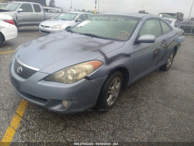 4T1CE38P64U794983 - 2004 TOYOTA CAMRY SOLARA SE/SLE Blue photo 2