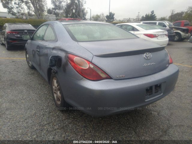 4T1CE38P64U794983 - 2004 TOYOTA CAMRY SOLARA SE/SLE Blue photo 3