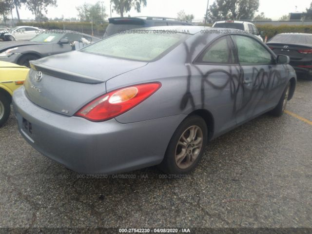 4T1CE38P64U794983 - 2004 TOYOTA CAMRY SOLARA SE/SLE Blue photo 4