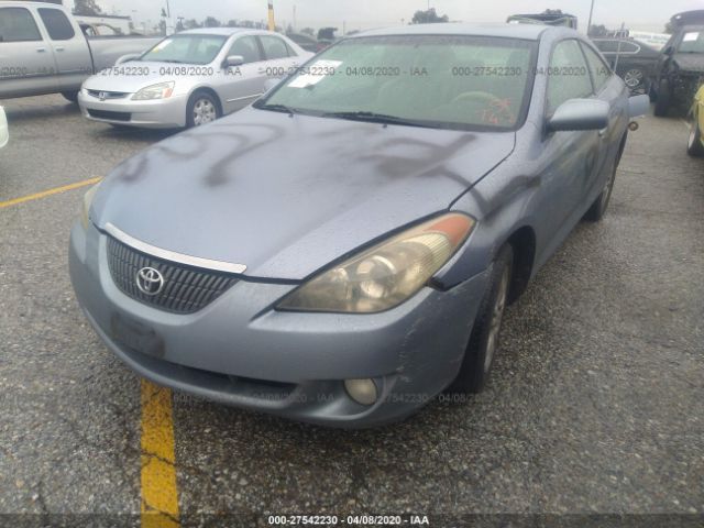 4T1CE38P64U794983 - 2004 TOYOTA CAMRY SOLARA SE/SLE Blue photo 6