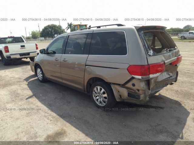 5FNRL38798B047901 - 2008 HONDA ODYSSEY EXL Gold photo 3