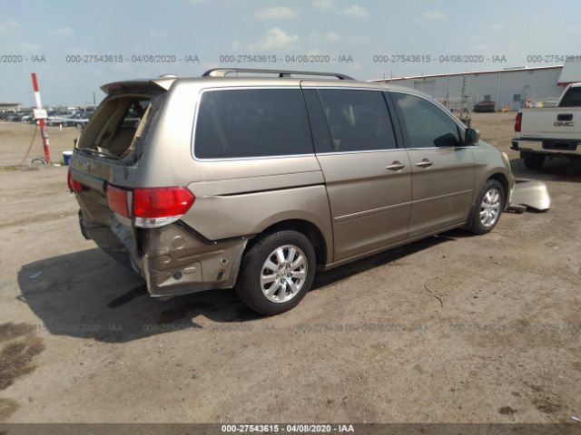 5FNRL38798B047901 - 2008 HONDA ODYSSEY EXL Gold photo 4