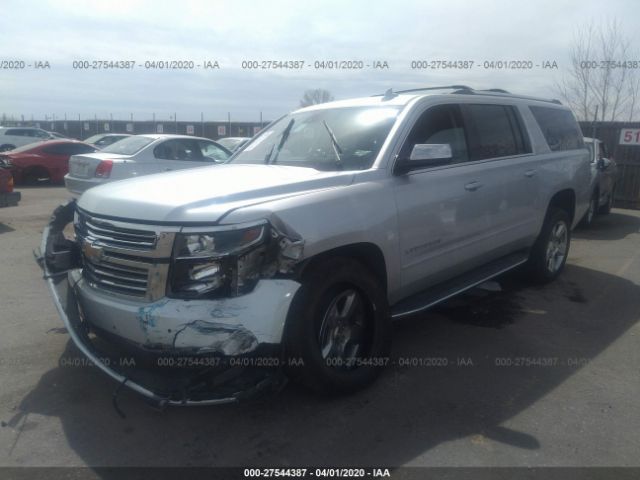 1GNSKJKC8LR216301 - 2020 CHEVROLET SUBURBAN K1500 PREMIER Silver photo 2