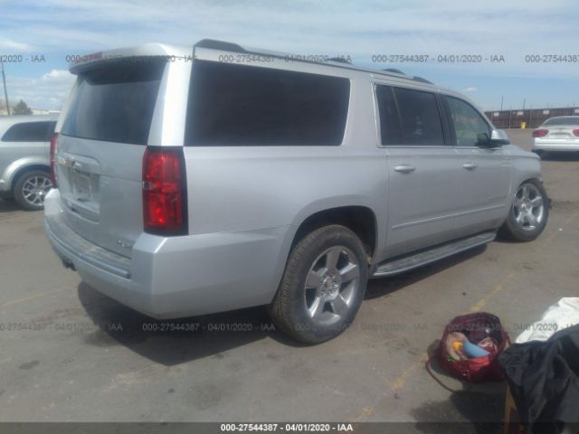 1GNSKJKC8LR216301 - 2020 CHEVROLET SUBURBAN K1500 PREMIER Silver photo 4