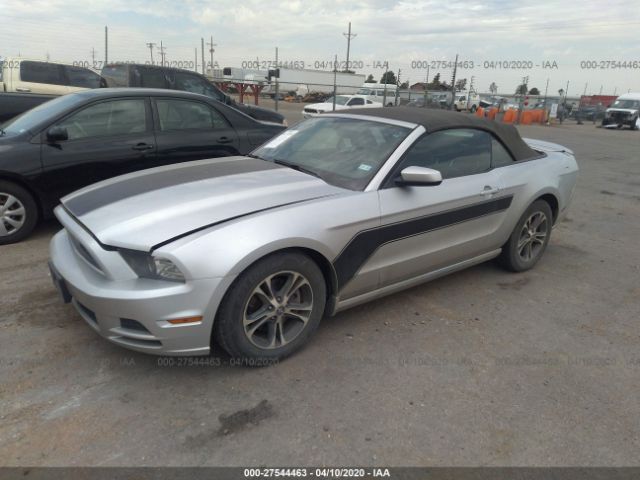 1ZVBP8EM3E5242870 - 2014 FORD MUSTANG  Silver photo 2