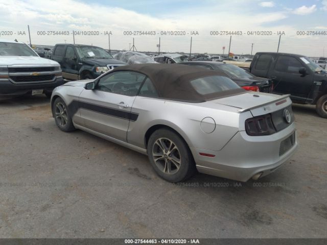 1ZVBP8EM3E5242870 - 2014 FORD MUSTANG  Silver photo 3