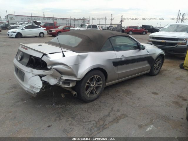 1ZVBP8EM3E5242870 - 2014 FORD MUSTANG  Silver photo 4