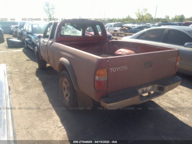 5TESM92N72Z095864 - 2002 TOYOTA TACOMA XTRACAB PRERUNNER Burgundy photo 3