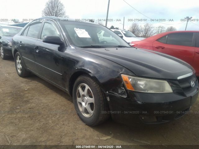 5NPEU46F86H099742 - 2006 HYUNDAI SONATA GLS/LX Black photo 6