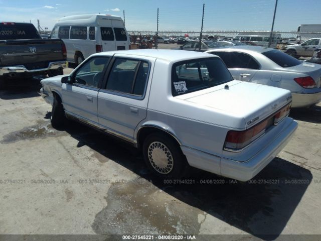 1P3XA5634MF664881 - 1991 PLYMOUTH ACCLAIM LE White photo 3